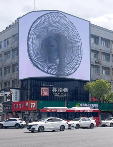 卓盛国际 赛博风扇风靡全国商场，吹的我差点中暑